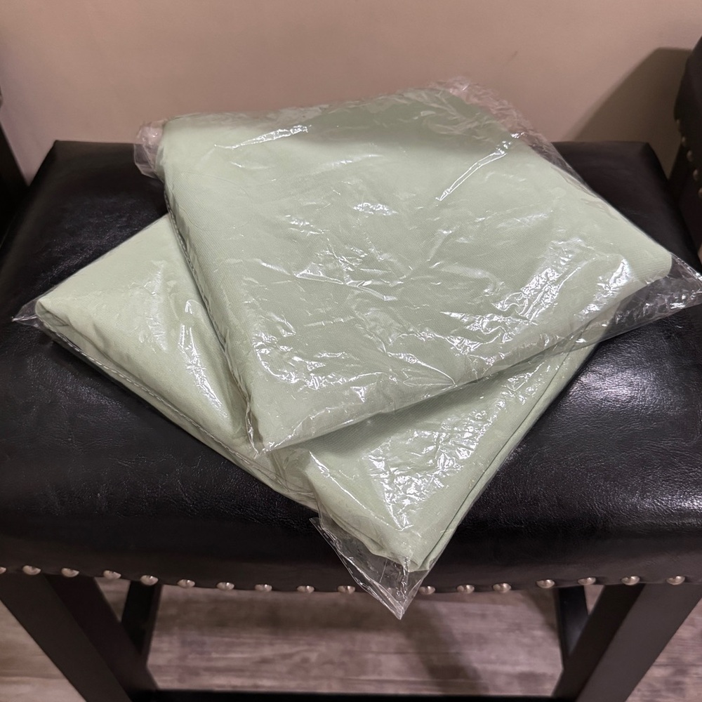 Sage Green Draping Sheers